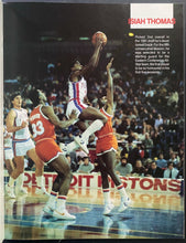 Load image into Gallery viewer, 1986 NBA Basketball Program Detroit Pistons New York Knicks Copps Coliseum