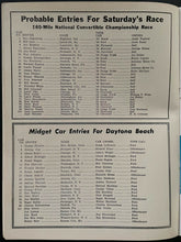 Load image into Gallery viewer, 1956 Daytona Beach Races Program x2 NASCAR Racing Grand National Race Flock Wins