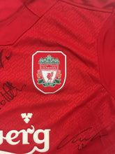 Load image into Gallery viewer, 2004-05 Liverpool Football Club Shirt Signed Autographed x15 Soccer Jersey COA