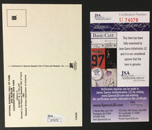 Load image into Gallery viewer, Bob Feller Signed Autograph Baseball Hall Of Fame Plaque Card Cleveland JSA