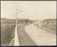 Load image into Gallery viewer, 1912 Indianapolis 500 Very Rare Photo 2nd Year In Existence Finish Of Race