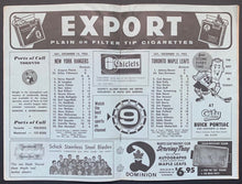 Load image into Gallery viewer, 1963 Maple Leaf Gardens NHL Hockey Program Maple Leafs New York Rangers Vintage