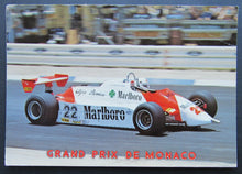 Load image into Gallery viewer, 1981 Formula One Grand Prix De Monaco Postcard - #22 Alfa Romeo Mario Andretti