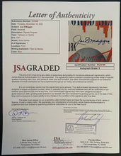 Load image into Gallery viewer, Joe DiMaggio Autographed 1951 World Series MLB Program Giants vs Yankees JSA LOA