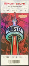 Load image into Gallery viewer, 2016 NBA All-Star Game Toronto Full Ticket Kobe Bryant Last Appearance Row 1