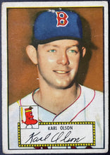 Load image into Gallery viewer, 1952 Topps Baseball Karl Olson #72 Boston Red Sox MLB Card Vintage