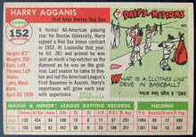 Load image into Gallery viewer, 1955 Topps Baseball #152 Harry Agganis Boston Red Sox Vintage MLB Card