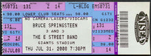 Load image into Gallery viewer, 2008 Bruce Springsteen + E Street Band Full Concert Ticket Giants Stadium