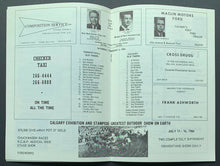 Load image into Gallery viewer, 1966 Calgary Old Time Hockey Players Benevolent Assoc. Official Game Program NHL