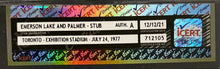 Load image into Gallery viewer, 1977 Emerson Lake And Palmer Concert Ticket Stub Tour Backstage Pass iCert VTG