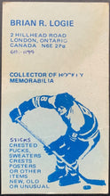 Load image into Gallery viewer, George Hayes Autographed Business Card NHL Hall Of Fame Linesman Signed
