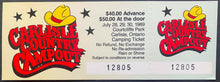 Load image into Gallery viewer, 1989 Carlisle Country Campout Handbill + Unused Full Ticket Jennings Pride VTG