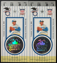 Load image into Gallery viewer, 1991 MLB All Star Game Ticket Stubs Toronto Ontario SkyDome Cal Ripken Jr. MVP