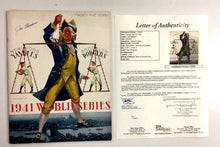 Load image into Gallery viewer, 1941 World Series Baseball Program HOF Joe Gordon Signed Autographed JSA LOA