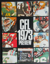 Load image into Gallery viewer, 1973 Ivor Wynn Stadium CFL Program + Yearbook Preview Hamilton Ti-Cats vs Ottawa