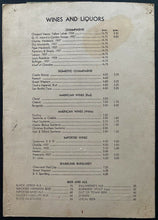 Load image into Gallery viewer, 1940s Vintage Menu Leon & Eddie's Davis Jazz Burlesque Strip Club Menu Original