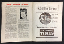 Load image into Gallery viewer, 1958 Scottish Cup Final Soccer Program Clyde Vs Hibernian Hamden Park Football