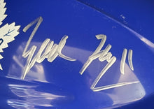 Load image into Gallery viewer, Zach Hyman Autographed Toronto Maple Leaf Mini Helmet Signed NHL Fanatics