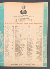 Load image into Gallery viewer, 1964 Mosport Players 200 Formula Race Program Jim Clark Dan Gurney
