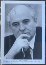 Load image into Gallery viewer, 1991 Mikhail Gorbachev Autographed Photograph Russian Signed Slabbed PSA LOA