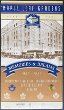 Load image into Gallery viewer, 1998 Toronto Maple Leaf Gardens Final Season Tickets x31 Leafs Hockey Last Game
