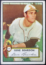 Load image into Gallery viewer, 1952 Topps Baseball Gene Beardon #229 St. Louis Browns MLB Card Vintage
