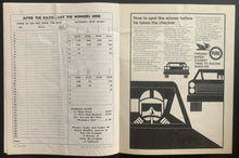 Load image into Gallery viewer, 1967 250 Mile Stock Car Race Program Autographed Lineup Page Vintage USAC