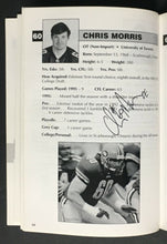 Load image into Gallery viewer, 1996 Edmonton Eskimos CFL Media Guide Signed Auto Inside Pages x46 Ron Lancaster