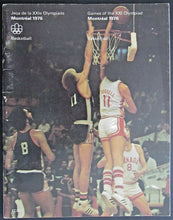 Load image into Gallery viewer, 1976 Montreal Summer Olympics Program - Mens & Ladies Basketball Vintage