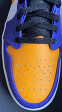 Load image into Gallery viewer, Air Jordan 1 Mid Size 13 Nike Dark Concord  Taxi-White-Black DQ8426-517