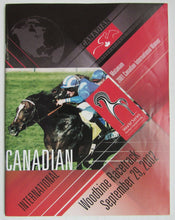 Load image into Gallery viewer, 2002 Canadian International Grade 1 Stakes Woodbine Program + Poster Ballingarry