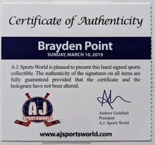 Load image into Gallery viewer, Brayden Point Autographed Signed Photo NHL Hockey Tampa Bay Lightning COA