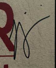 Load image into Gallery viewer, 2011 The Tragically Hip Band Autographed Poster Gord Downie Signed JSA LOA