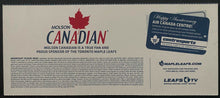 Load image into Gallery viewer, 2009 ACC Unused Ticket Toronto Maple Leafs vs Vancouver Canucks Sundin Scores