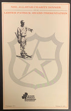 Load image into Gallery viewer, 1982 NHL All-Star Game Charity Dinner + Lester Patrick Award Program Vintage