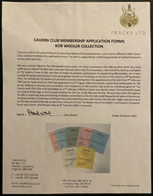 Load image into Gallery viewer, 1964 Cavern Club Membership Application Form Liverpool England The Beatles LOA