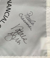 Load image into Gallery viewer, 2005 PGA Tour Pin Flag Golf Autographed By Paula Creamer Natalie Gulbis JSA COA
