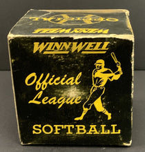 Load image into Gallery viewer, Vintage Official League Winn Well Softball Original Box Unused Unsigned T-S-12