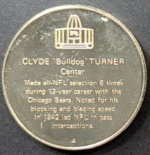 Load image into Gallery viewer, 1972 Clyde Turner Pro Football Hall Of Fame Medal Franklin Mint 1 Troy Oz. NFL