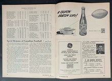 Load image into Gallery viewer, 1965 Molson Stadium CFL Football Program Calgary Stampeders Montreal Alouettes
