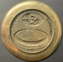 Load image into Gallery viewer, 1970 Cincinnati Reds Riverfront Stadium Brass Plate MLB Baseball Team Embossed