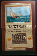 Load image into Gallery viewer, 1940 Shell Canada Salesman Sample Calendar + Original Portfolio Old Oil Gas VTG