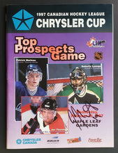 Load image into Gallery viewer, 1997 Maple Leaf Gardens NHL Draft Prospect Game Program Signed By Joe Thorton