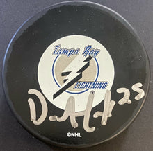 Load image into Gallery viewer, Dave Andreychuk Signed Tampa Bay Lightning NHL Hockey Puck Autographed COA