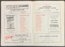 Load image into Gallery viewer, 1965 Oshawa Civic Auditorium Hockey Program JR A Game Generals vs  JR Canadiens