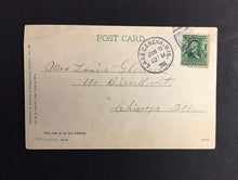 Load image into Gallery viewer, 1905 Lake Geneva Country Club Golf Course Post Marked Postcard Vintage Stamp