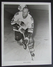 Load image into Gallery viewer, 1964 / 1965 Vintage NHL Chicago Blackhawks Doug Mohns Team Issued Photo 8x10
