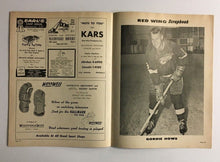 Load image into Gallery viewer, 1966 Detroit Olympia Hockey Program Game 6 Stanley Cup Hull Autographed Cover