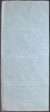 Load image into Gallery viewer, 1880 Monmouth Park Racetrack x4 Racing Ticket Strip Tracks 1st Summer Meeting