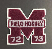 Load image into Gallery viewer, McMaster University Athletic Award Field Hockey Patch 1972 1973 Vintage Ontario